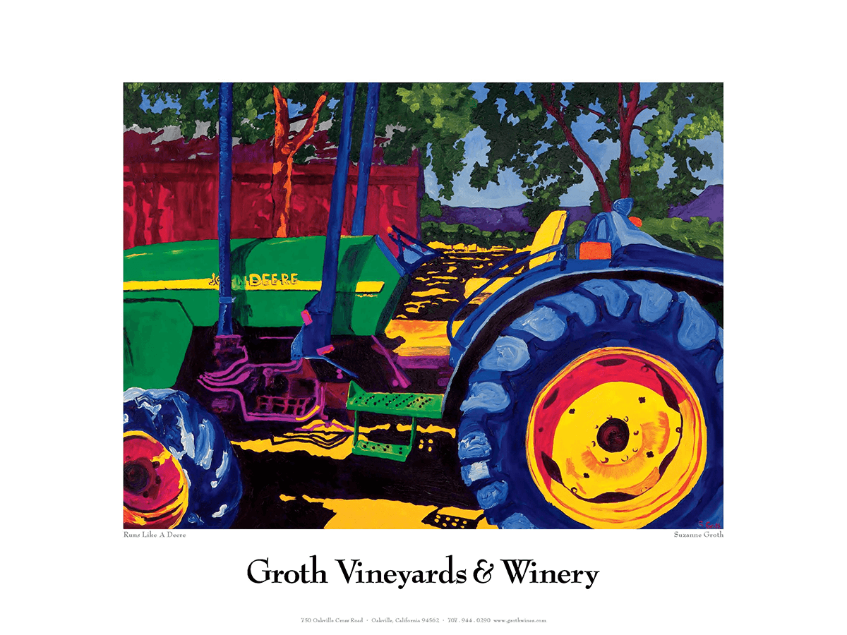 Wine Art Print: 