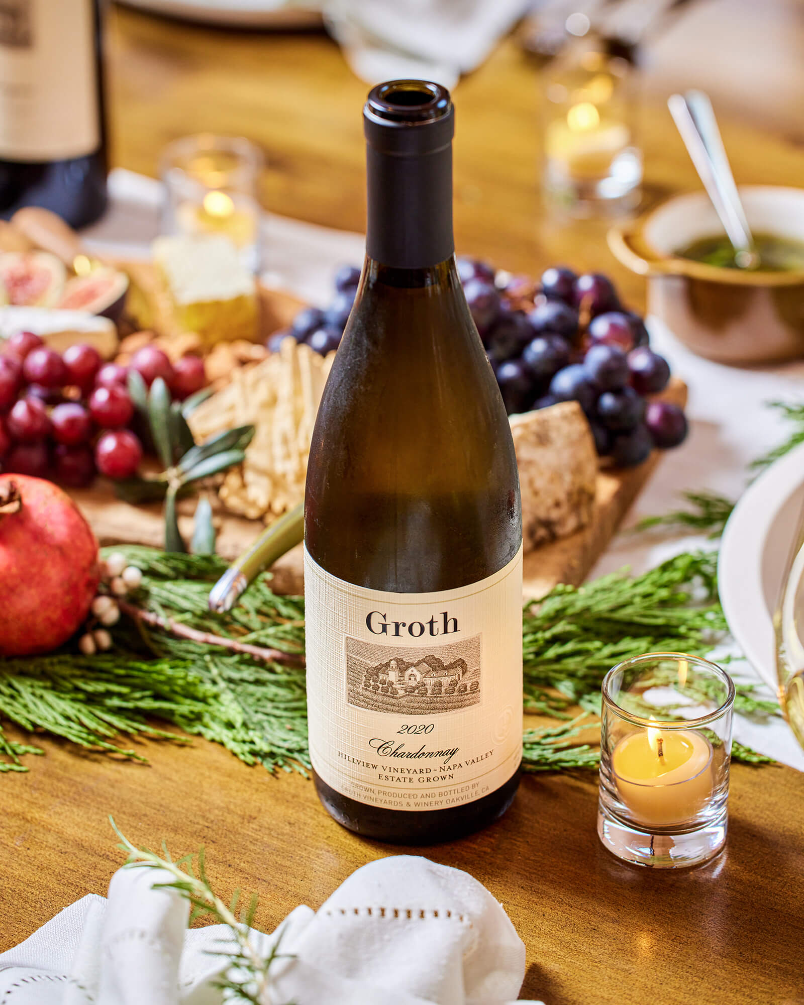 Groth Hillview Vineyard Napa Valley Chardonnay