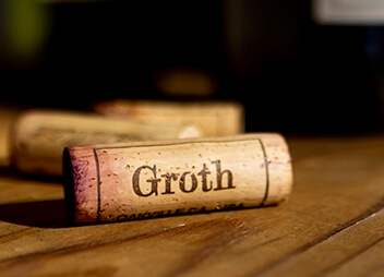 Groth Vineyards and Winery - Wine cork sitting on tabletop