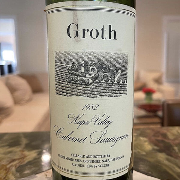 Groth 1982 Cabernet Sauvignon