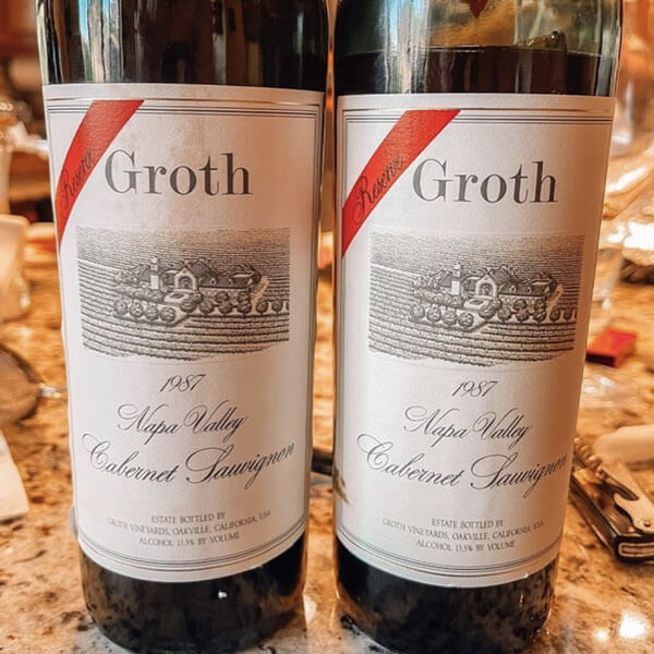 Groth 1987 Reserve Cabernet Sauvignon